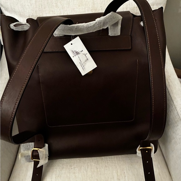 Coach Rich Brown Leather Men's Backpack - Picture 9 of 9